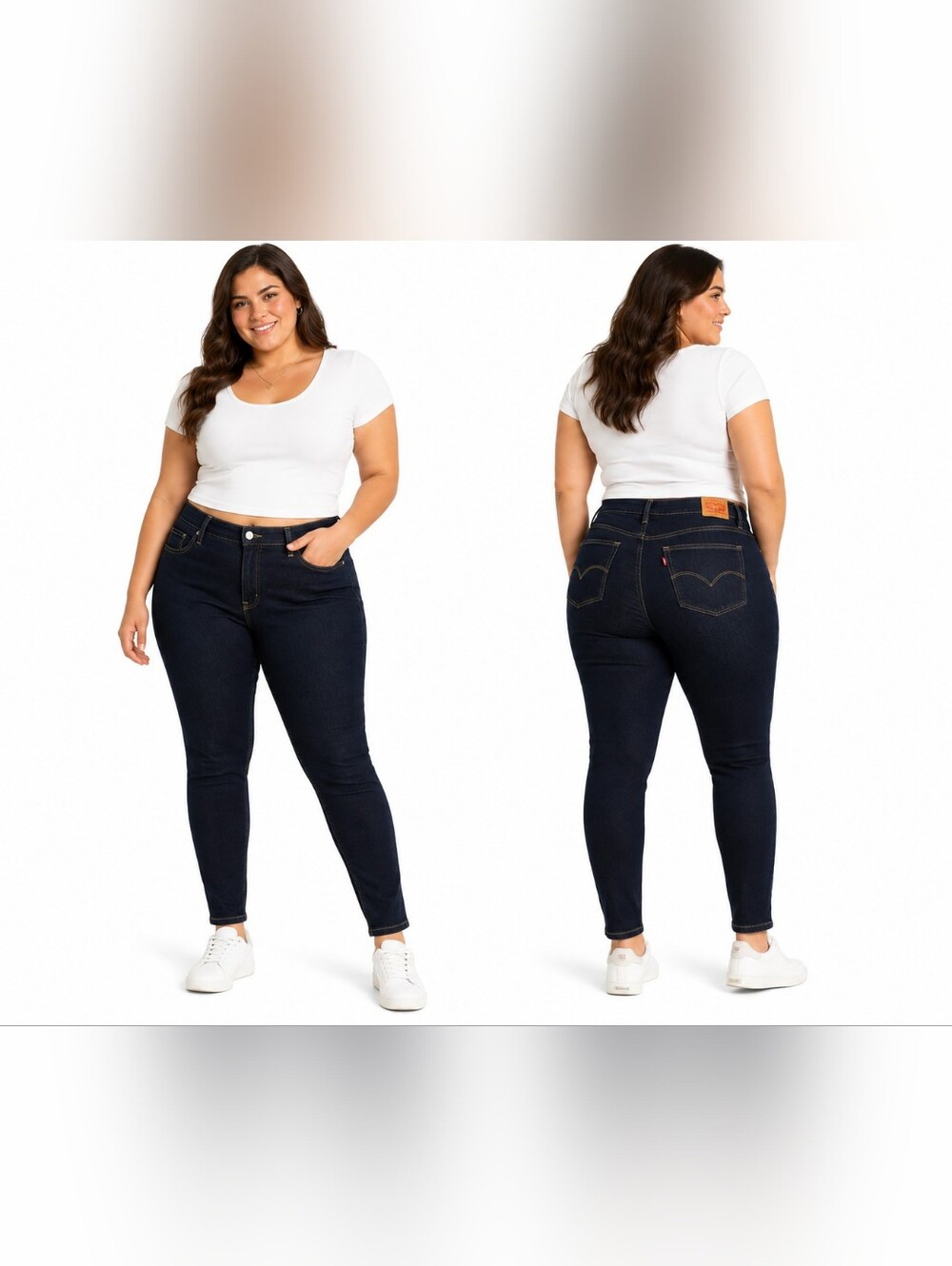Levi's Navy Skinny Jeans - Dark Wash